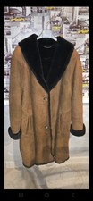 Montone Shearling Vintage anni 80 Donna. Vera Pelle Di Pecora 