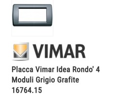 Placca Vimar Idea Rondo' 4