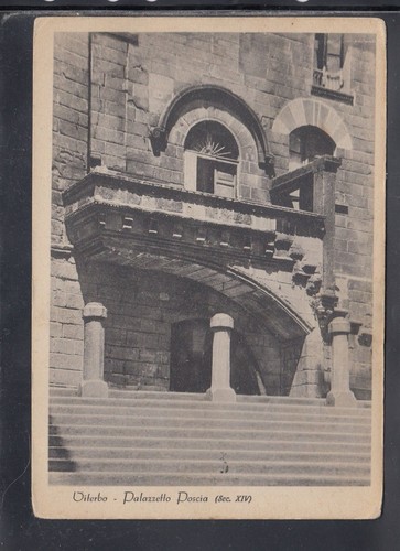 Cartolina viterbo palazzetto - viterbo,
