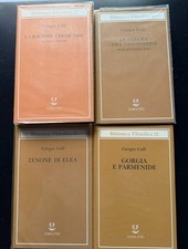 Lotto Libri Giorgio Colli