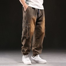 Jeans uomo larghi effetto