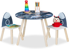 Tavolino per Bambini Con 2 Sedie, Set Di Mobili per La Cameretta E Stanza Dei Gi