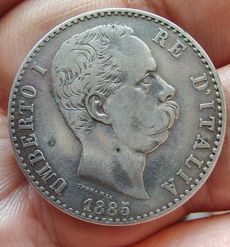 Umberto lire 1885 - 2,