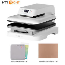 HTVRONT 15"x15" Pressa di Calore Automatica per Magliette con Sgancio Automatico