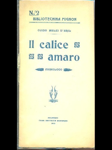Calice amaro libri - amaro,