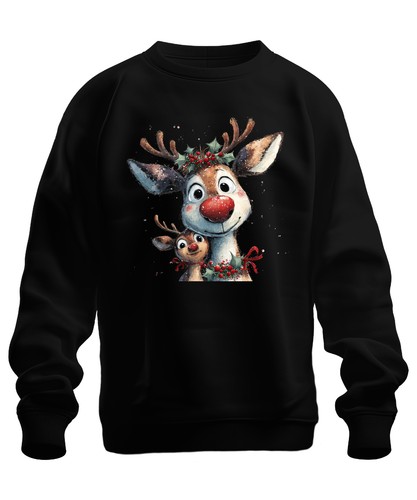 Felpa rudolph renna - rudolph, naso