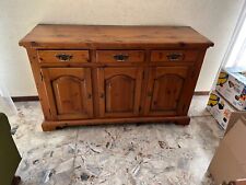 CREDENZA BASSA RUSTICA IN LEGNO MASSELLO
