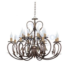 Lampadario a sospensione ferro