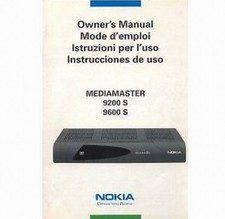 Ricevitore satellitare digitale vintage NOKIA manuale d'uso MEDIAMASTER 9200 S & 9600 S