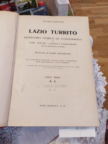 Lazio turrito repertorio - lazio,