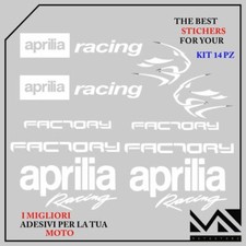 KIT ADESIVI stickers decal APRILIA DORSODURO FACTORY 750 900 1200 COLORE BIANCO