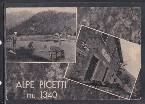Cartolina alpe picetti rifugio - cartolina,