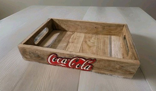 Vassoio legno coca cola - vassoio,