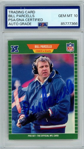 Bill parcells 1989 pro - set, rc