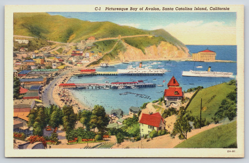 Cartolina baia avalon - cartolina,,