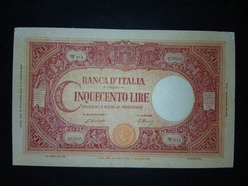 500 lire barbetti 1946 - barbetti, 20.11.1946