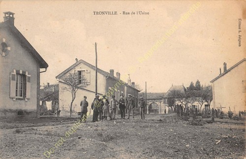 Cpa 54800 tronville via della - 54800,