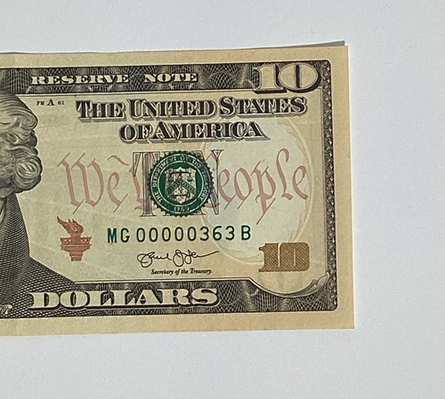 Banconota dollari usa 2013 - banconota, 10