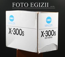 MINOLTA Scatola Originale Camera Body per MINOLTA X-300s BOITER per COLLEZIONE