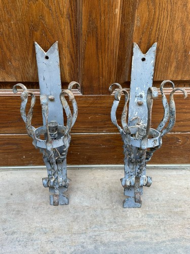 Coppia appliques ferro - di,