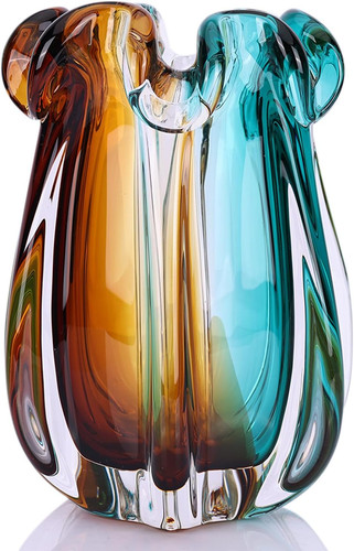 Vaso vetro soffiato mano - in,