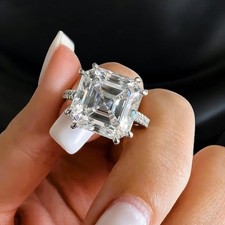 Esclusivo anello asscher - esclusivo,