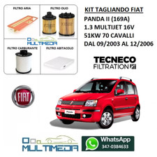 KIT TAGLIANDO 4 FILTRI FIAT