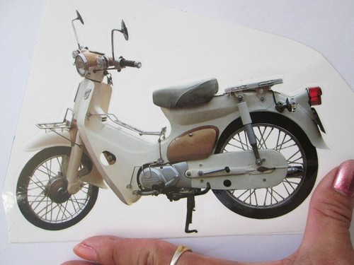 Adesivo foto honda super cub - honda,