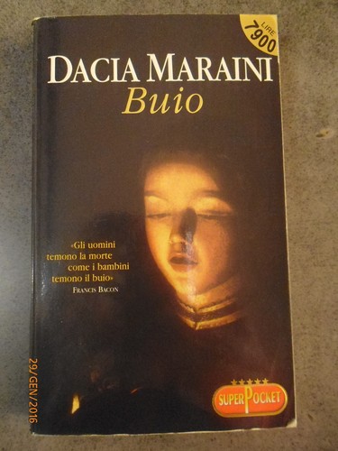 Dacia maraini buio - dacia,