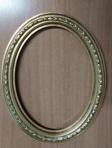 Cornice legno mdf ovale - in,