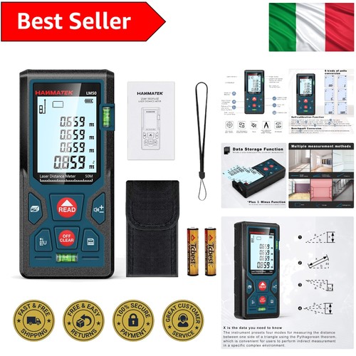 Distanziometro laser 50m - distanziometro, con