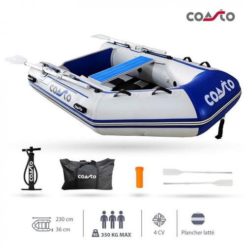 Coasto gommone con fondo - coasto,