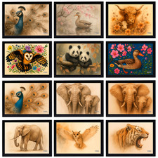 Poster animali alla moda