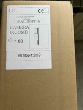 Tubo ispezione caldaia per Legna Acciaio inox 316L diametro.80mm INT 130 mm Ext