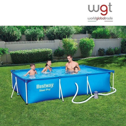 Piscina rettangolare steel - piscina,