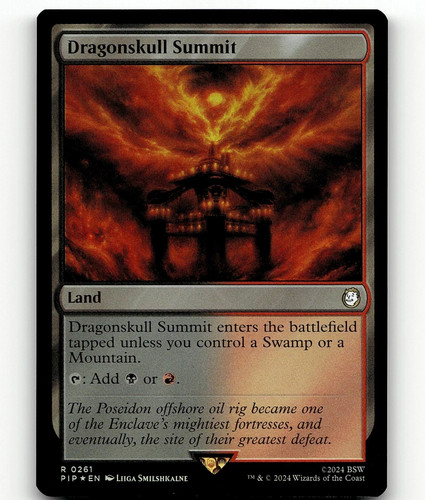 Foil mtg dragonskull - foil, summit