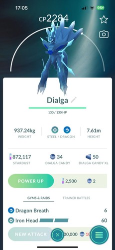 Pokemon dialga forma - go,