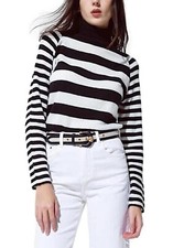 Pull col roulé femme pull