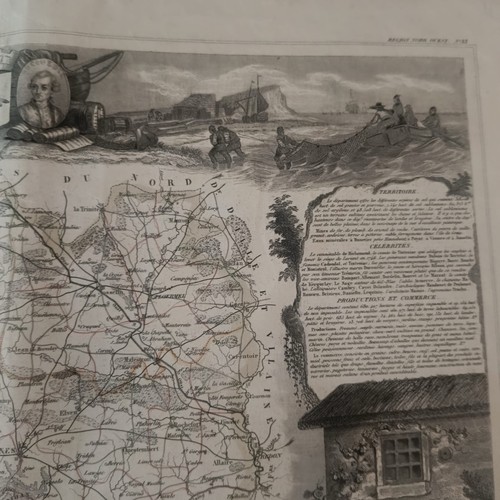 Carta geografica francese