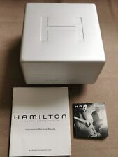 Hamilton Vintage kit aluminum watch box warranty booklet and paper booklet 