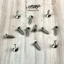 12 VIS Chrome Format Fender 3 x 12mm pour Pickguard et accastillage