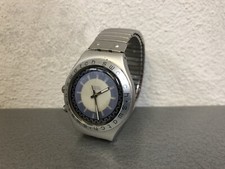 Orologio Da Polso Swatch Swiss Irony Alluminium Patented Vintage Cinturino Elast