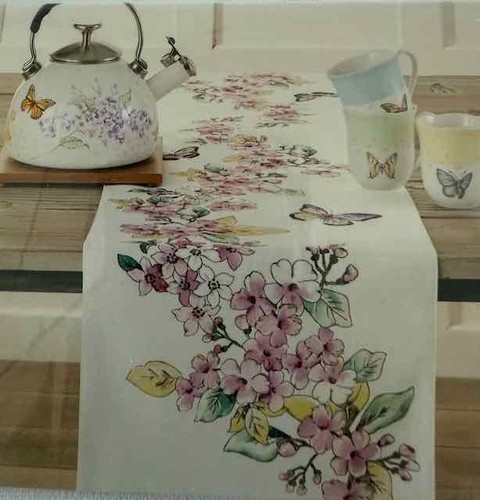 Runner floreale lenox farfalla - floreale,
