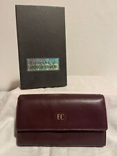 RICERCHE DI ENRICO COVERI portafoglio donna Burgundy in pelle con scomparti