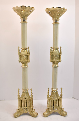 Bella coppia candelabri da - di,
