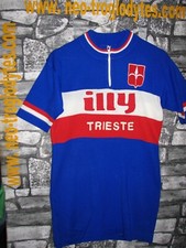 #Vintage Cycling Jersey Maglia Ciclismo Bici GS Illy Caffe' Trieste  '70s Eroica
