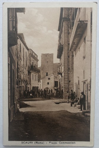 Cartolina scauri piazza - cartolina,