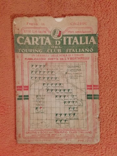 Carta geografica touring club - carta,