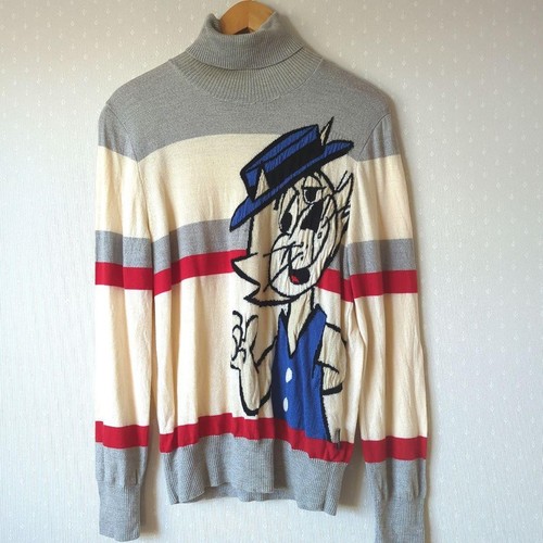Maglione maglia girocollo lana