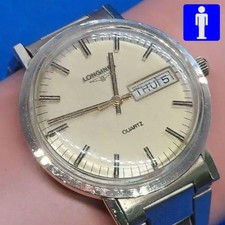 Orologio da polso uomo Longines Wittnauer 8032 Q161C 162D quarzo a batteria